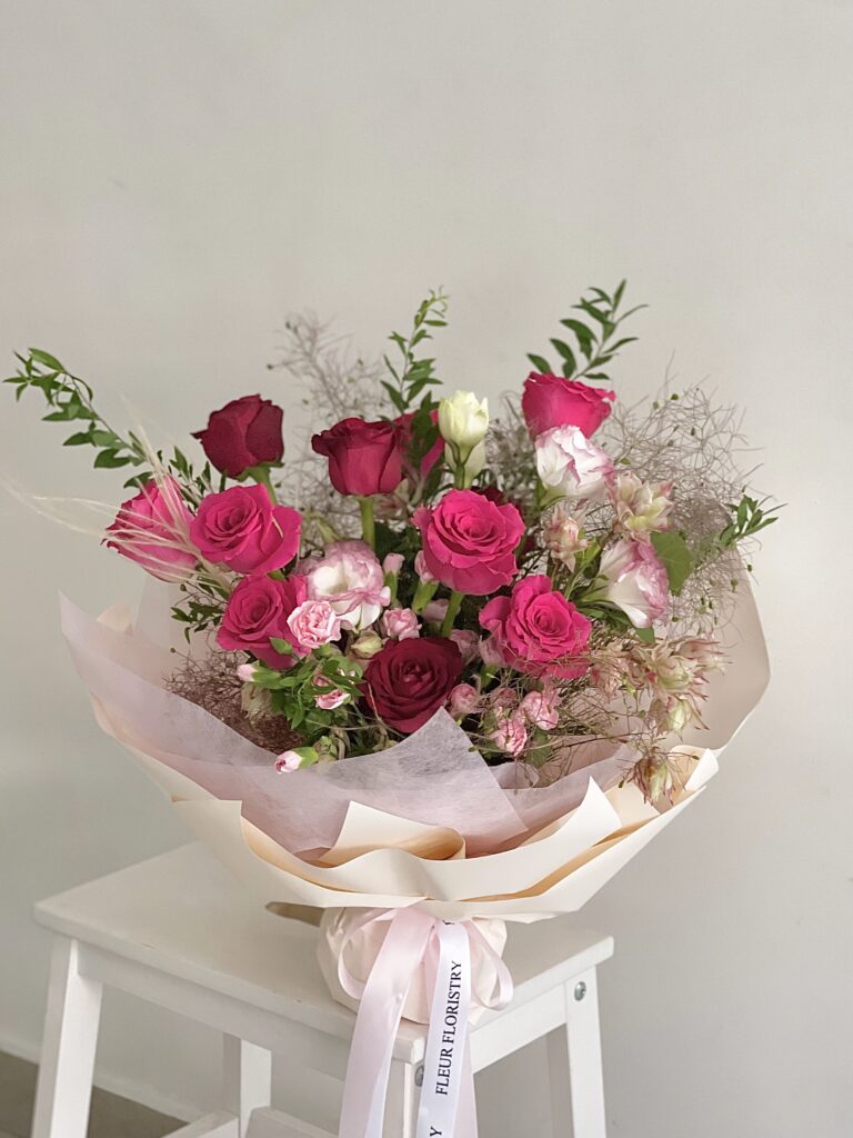 FF Signature Bouquet - Fuchsia Flame